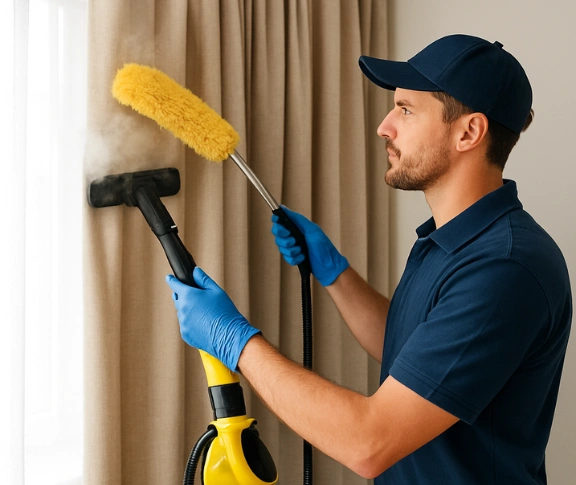 Trusted residential curtain cleaning technician Matty Curtain Cleaning menzies-creek-vic QLD
